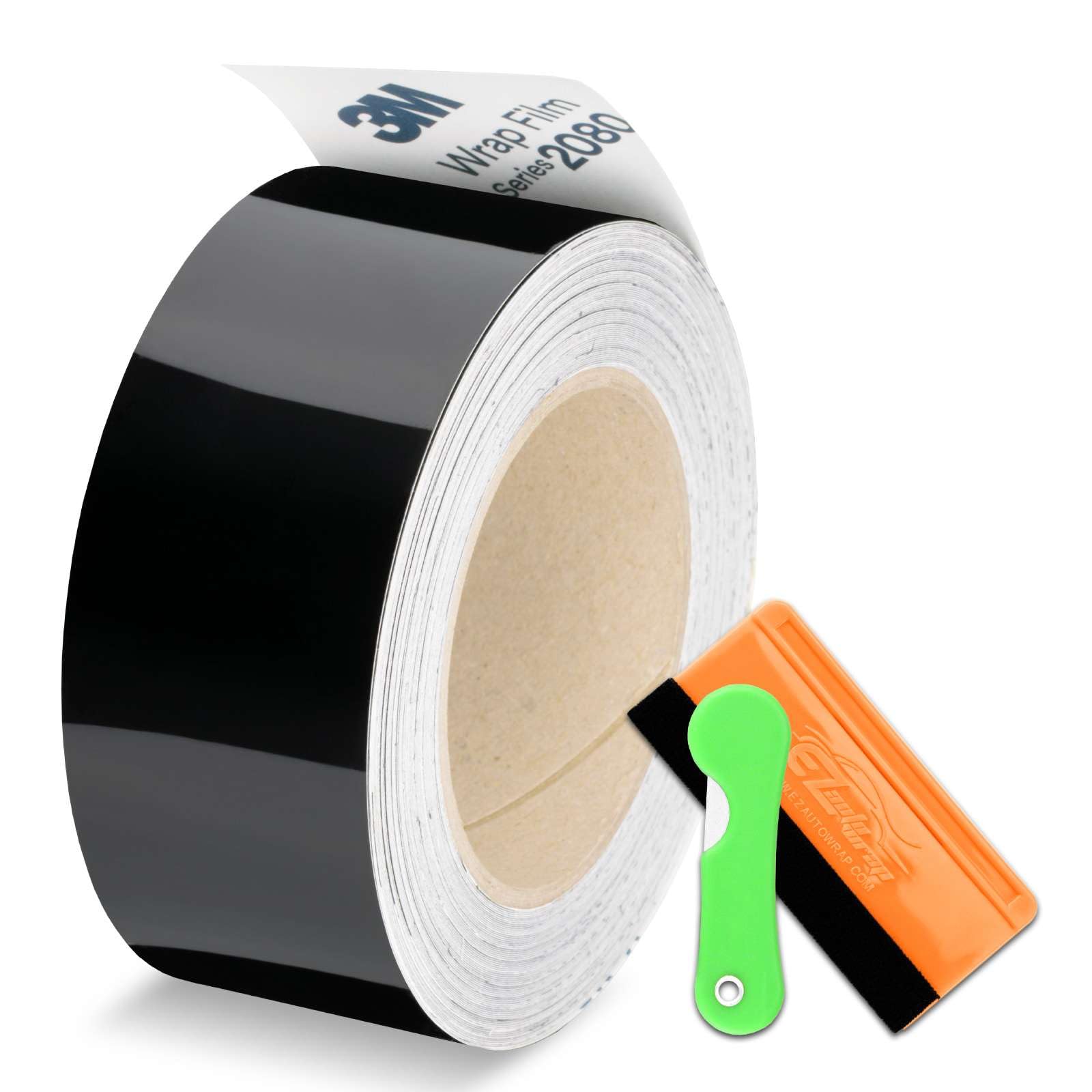 3M 2080 G12 Gloss Black Vinyl Wrap Kit for Black Out Chrome Delete